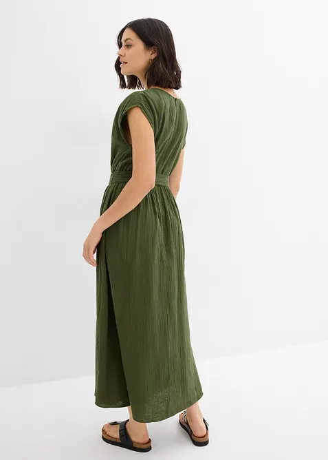 Abito midi in puro cotone, bonprix