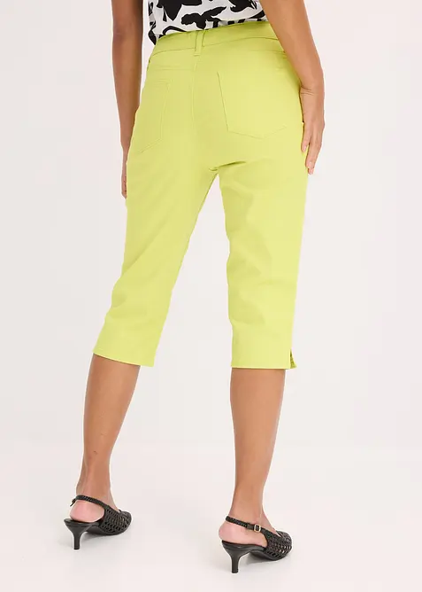 Pantaloni capri con vita comoda, bonprix