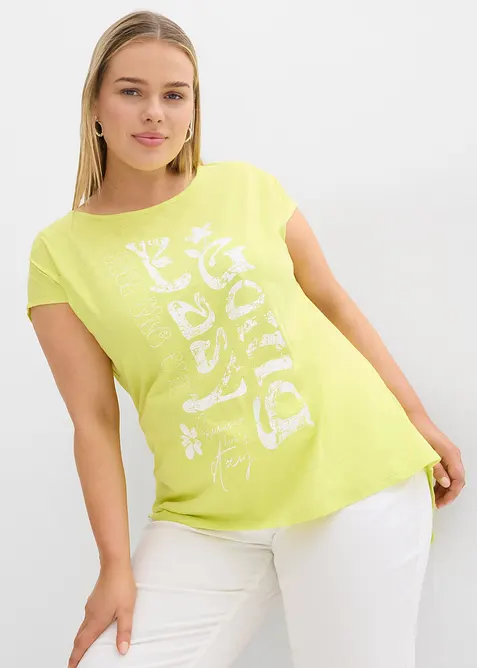 Maglia lunga in puro cotone biologico, bonprix