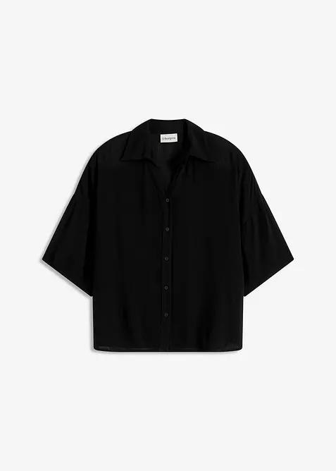 Blusa corta da mare in viscosa fluida, bonprix