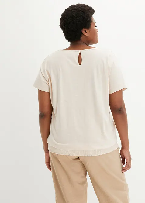 Pantaloni in viscosa con elastico in vita, bonprix