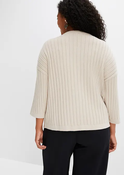 Cardigan in misto viscosa, bonprix
