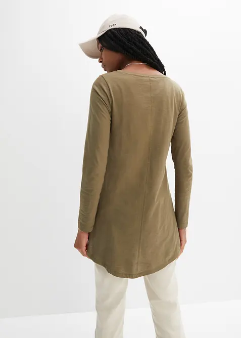 Maglia a maniche lunghe in puro cotone, bonprix