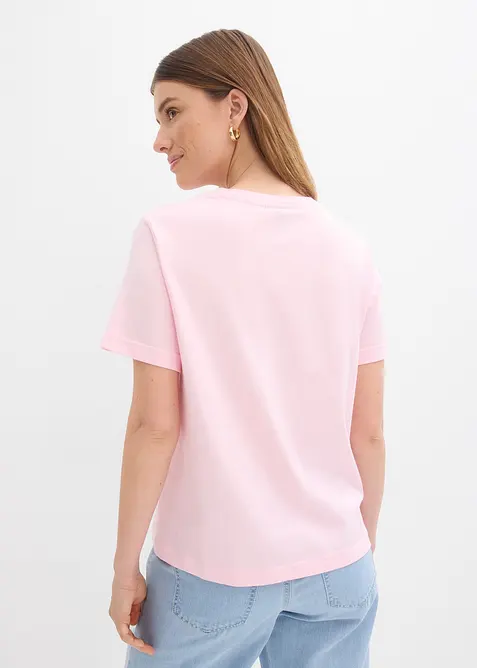 T-shirt in puro cotone, bonprix