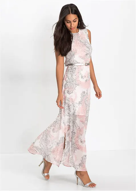 Abito lungo in chiffon, bonprix