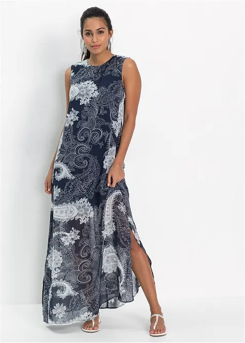 Abito lungo in chiffon, bonprix