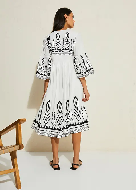 Abito midi in viscosa fluente, bonprix