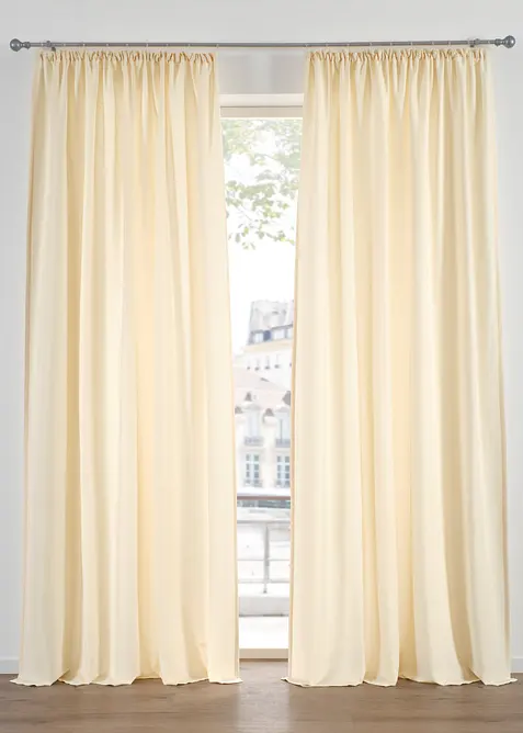 Tenda di facile cura in microfibra (pacco da 2), bonprix