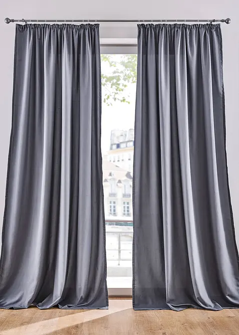 Tenda di facile cura in microfibra (pacco da 2), bonprix