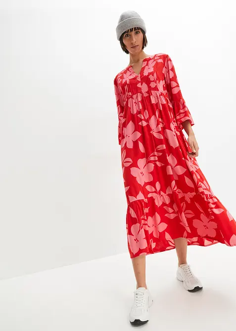 Abito lungo in viscosa fluida, bonprix