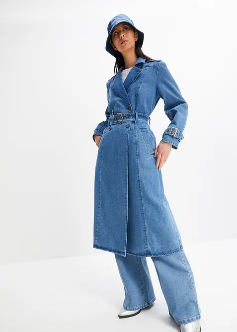 Trench in denim, bonprix