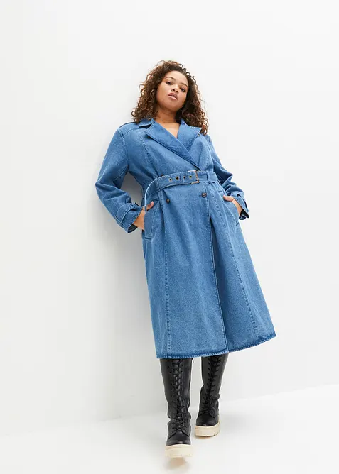 Trench in denim, bonprix