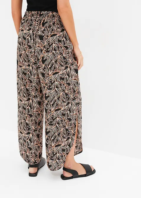 Pantaloni a palazzo con spacchi, bonprix