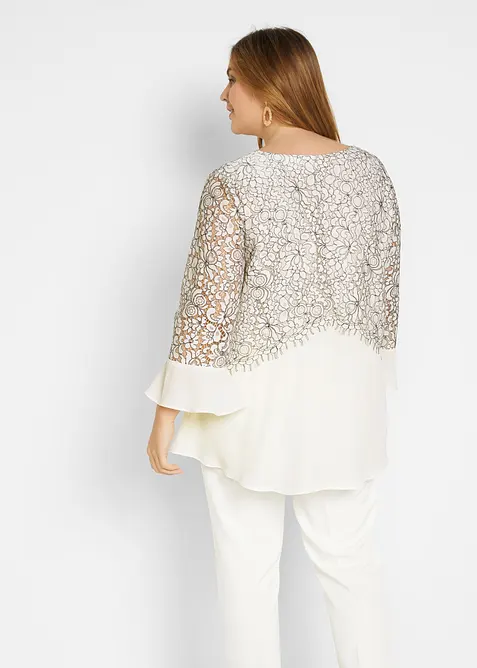 Tunica con pizzo, bonprix