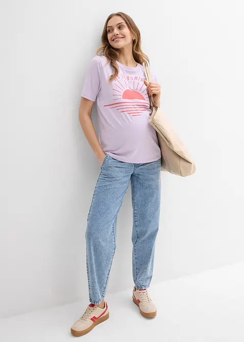 Maglia pr&eacute;maman / da allattamento in cotone biologico, bonprix