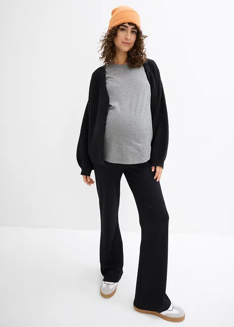 Maglia pr&eacute;maman in cotone biologico con funzione allattamento discreta, bonprix