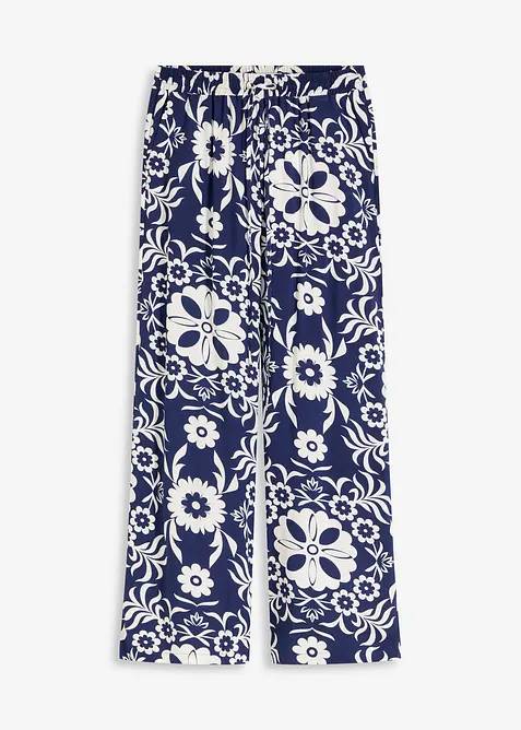 Pantaloni larghi in viscosa fluida, bonprix