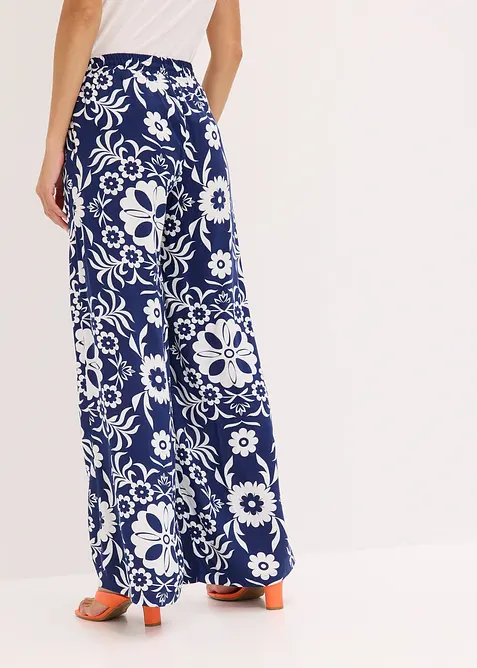 Pantaloni larghi in viscosa fluida, bonprix