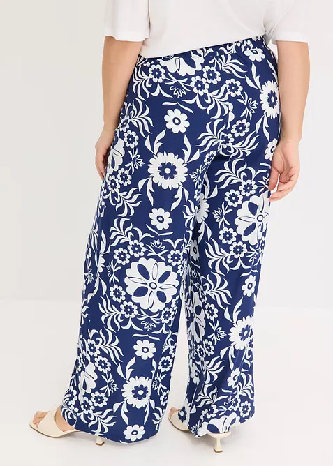 Pantaloni larghi in viscosa fluida, bonprix