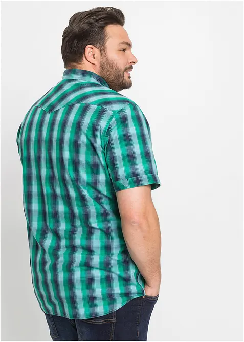 Camicia a maniche corte con taschini applicati, bonprix