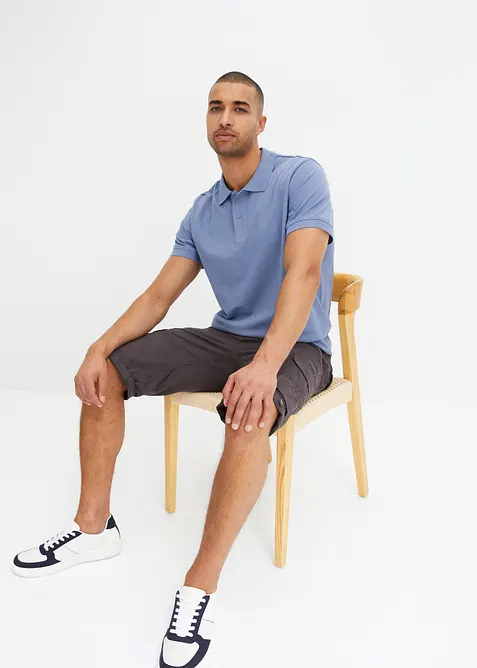 Bermuda cargo in puro cotone, regular fit, bonprix