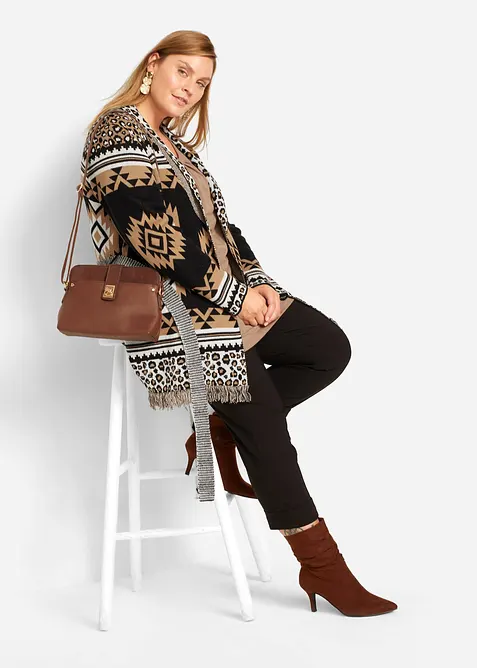 Maglia lunga con viscosa, bonprix