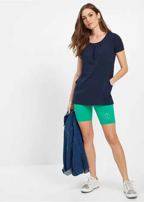 Maglia lunga con viscosa, bonprix