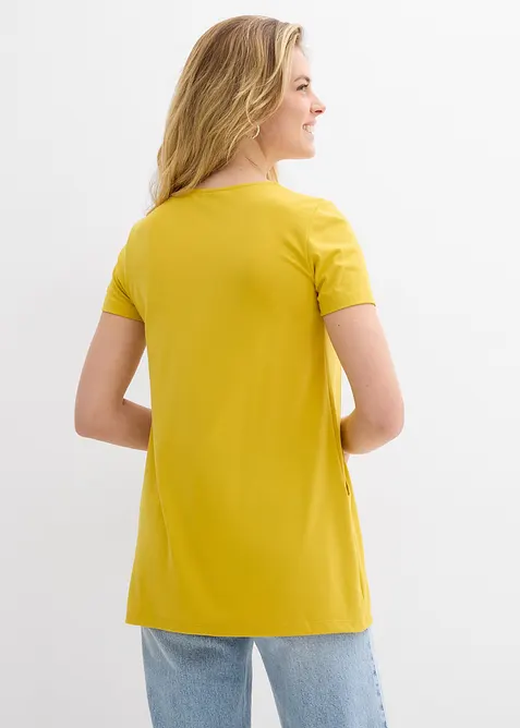 Maglia lunga con viscosa, bonprix