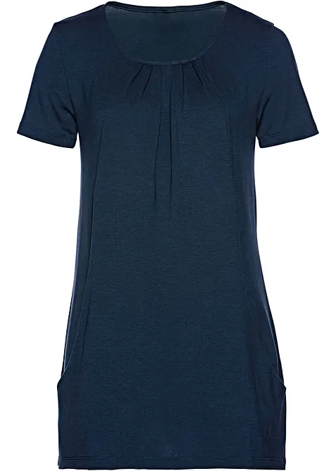 Maglia lunga con viscosa, bonprix