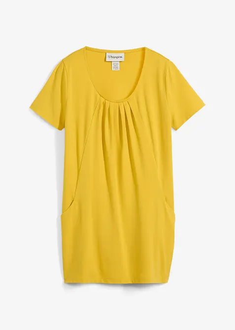 Maglia lunga con viscosa, bonprix
