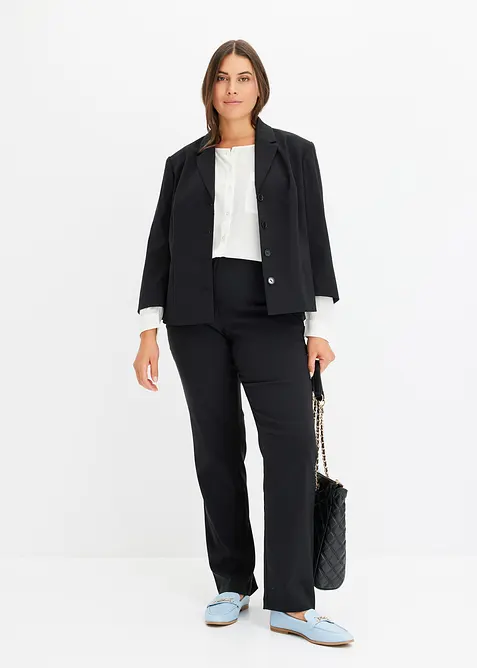 Pantaloni in bengalina elasticizzata, bonprix
