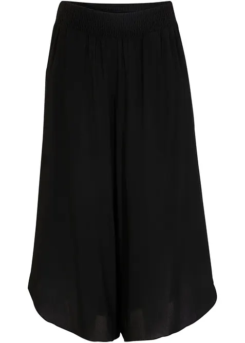 Pantaloni culotte al polpaccio in viscosa, bonprix