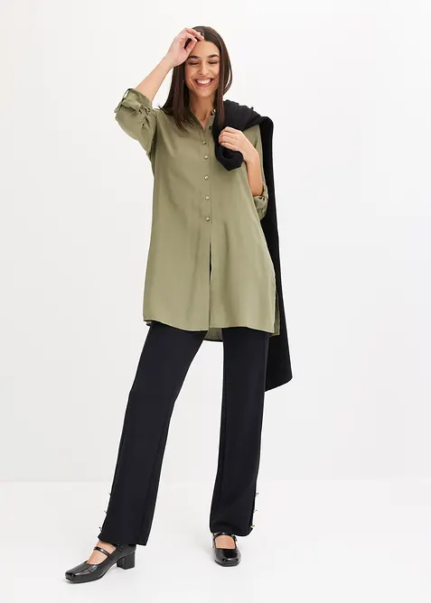 Pantaloni in jersey punto di Roma, bonprix