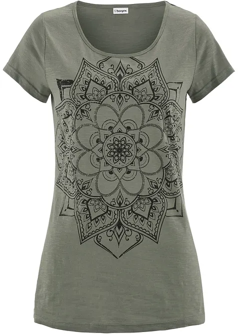 T-shirt in filato fiammato, bonprix