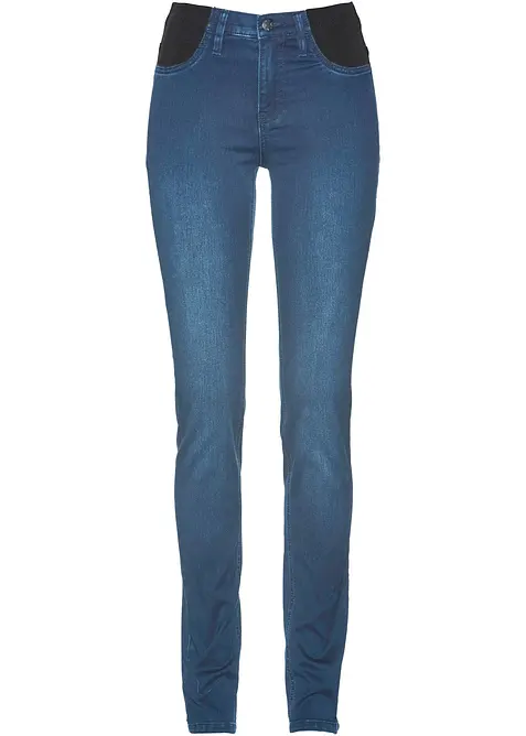 Jeans skinny elasticizzati, vita media, bonprix