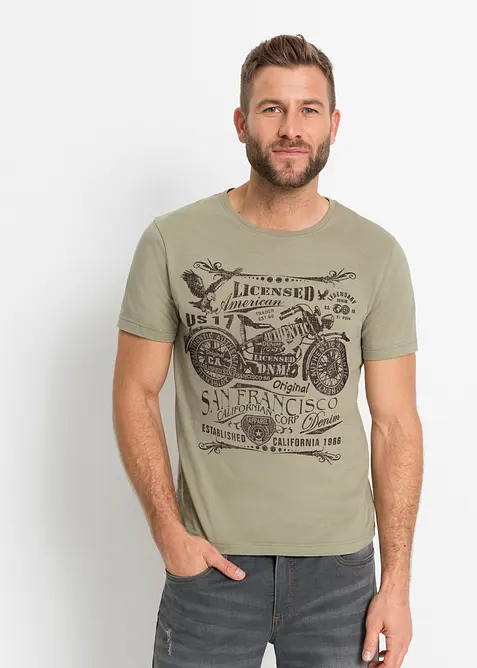 T-shirt in puro cotone, bonprix