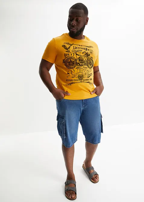 T-shirt in puro cotone, bonprix