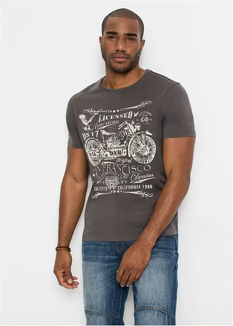 T-shirt in puro cotone, bonprix