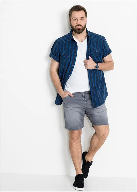 Camicia a maniche corte in puro cotone, bonprix