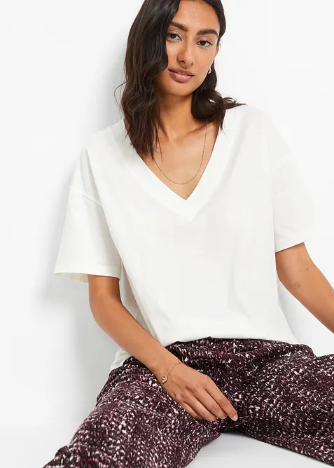 Maxi maglia in puro cotone biologico, bonprix