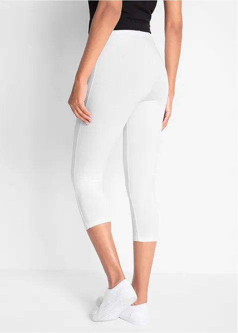 Leggings capri aderenti (pacco da 2), bonprix