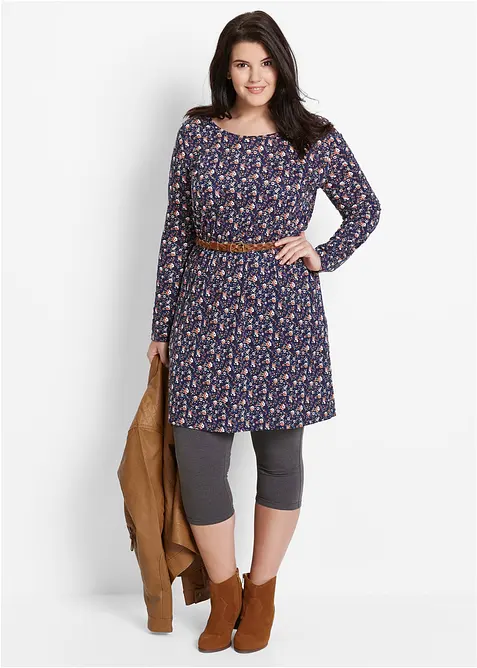 Leggings capri aderenti (pacco da 2), bonprix