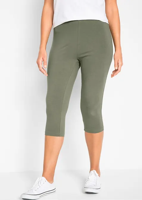 Leggings capri aderenti (pacco da 2), bonprix