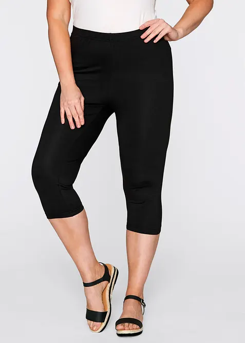 Leggings capri aderenti (pacco da 2), bonprix