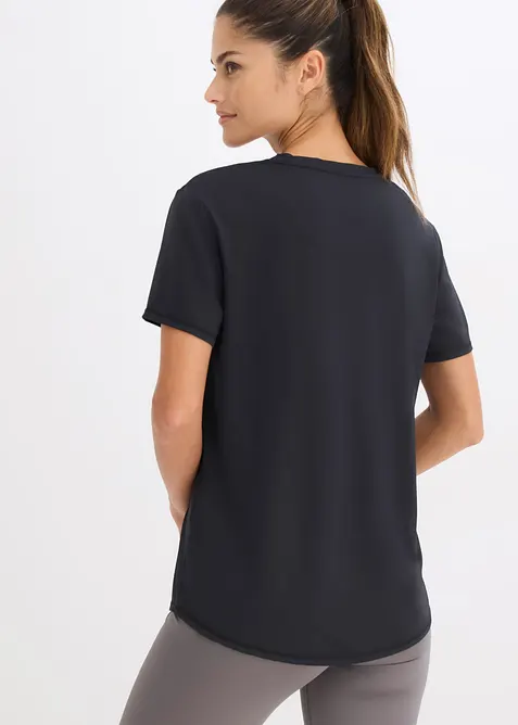 Maglia per sport oversize con effetto strutturato, bonprix