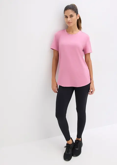 Maglia per sport oversize con effetto strutturato, bonprix