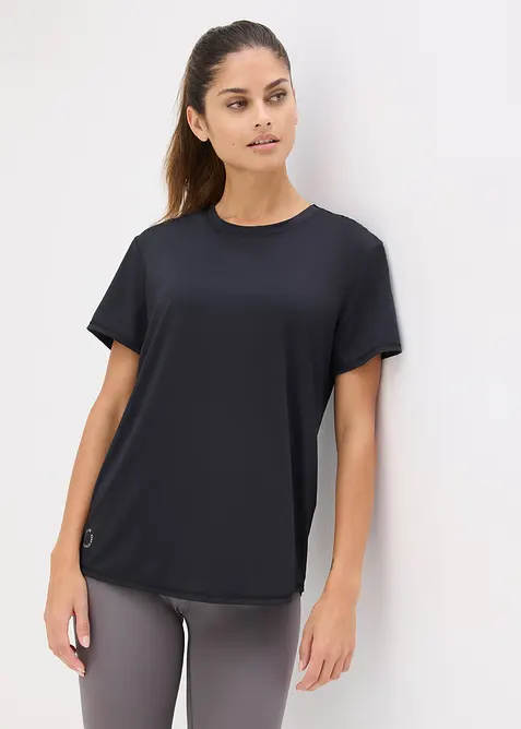 Maglia per sport oversize con effetto strutturato, bonprix