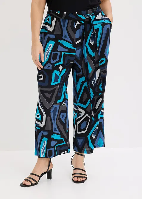 Pantaloni culotte in viscosa fluida, bonprix