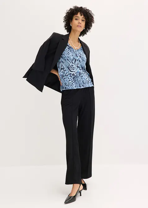 Maglia con fondo elasticizzato, bonprix