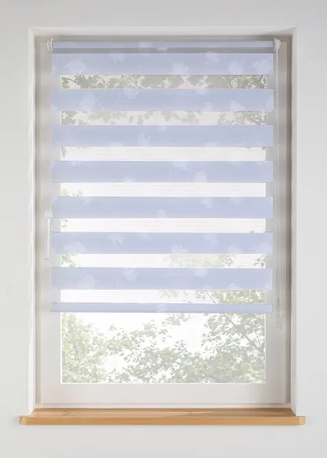 Tenda a rullo doppia in fantasia floreale, bonprix